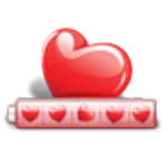 lovely beautiful battery android application logo